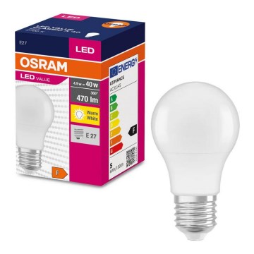 LED-pære A40 E14/4,9W/230V 2700K - Osram