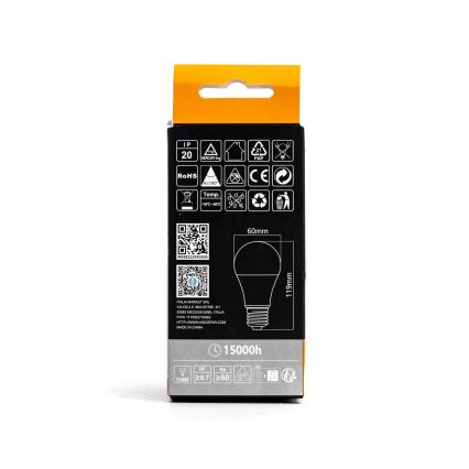 LED-pære A60 E27/21W/230V 3000K - Aigostar