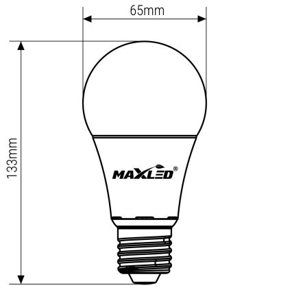 LED-pære A65 E27/15W/230V 4000K