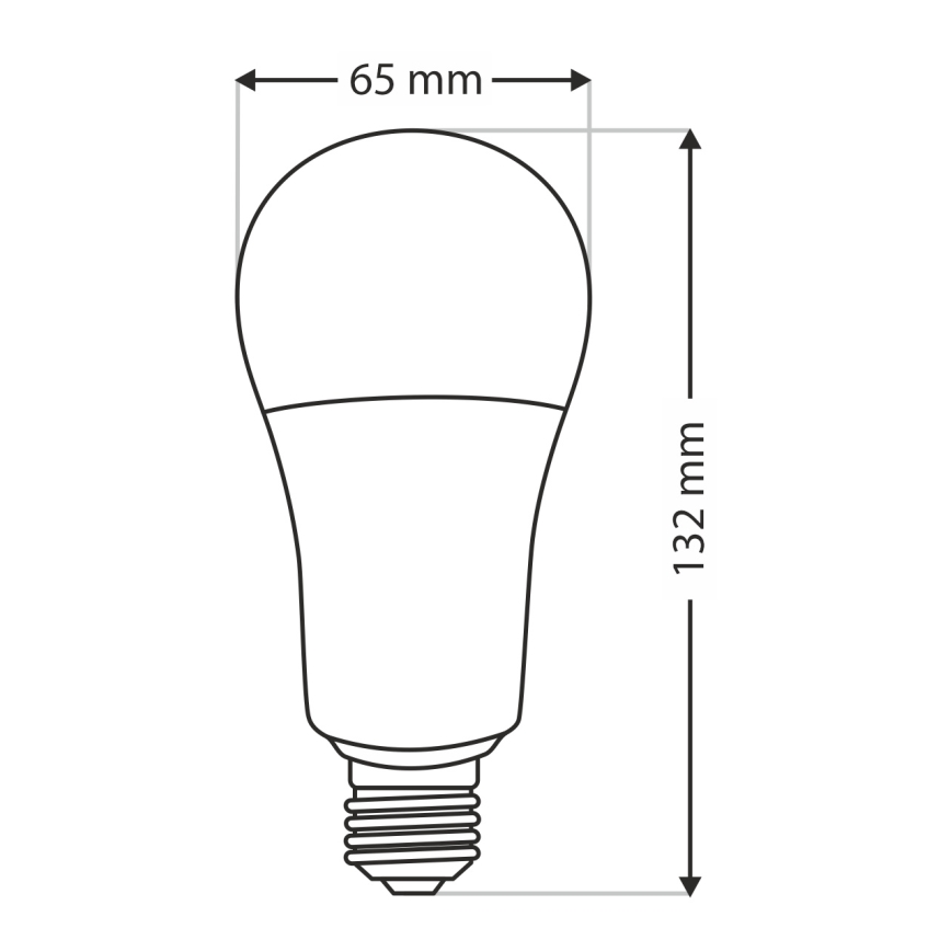 LED-pære A65 E27/18W/230V 4200K