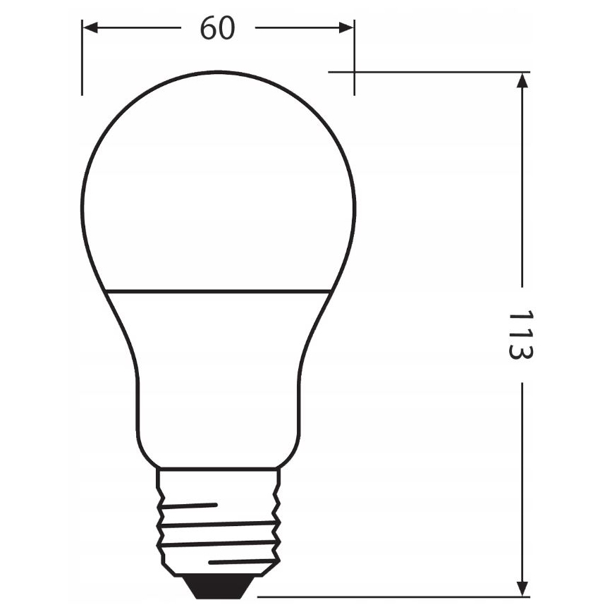 LED Pære af genanvendt plast E27/10W/230V 4000K - Ledvance