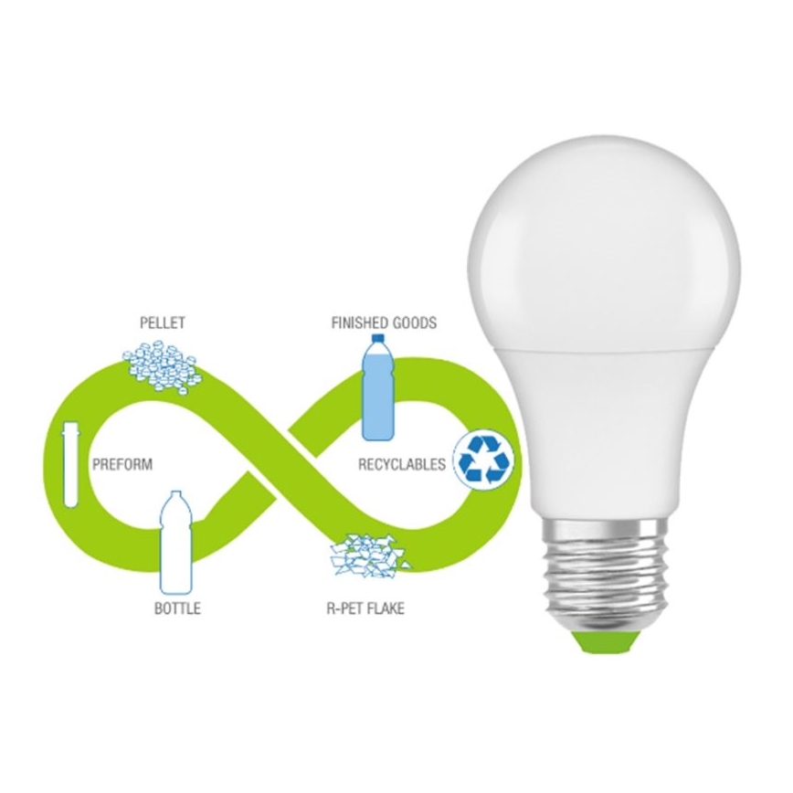 LED Pære af genanvendt plast E27/13W/230V 4000K - Ledvance