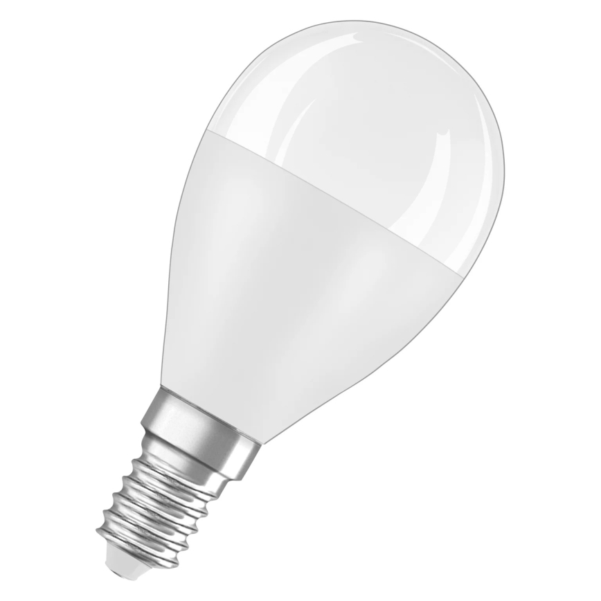 LED-pære af genbrugsplast P45 E14/7,5W/230V 2700K - Osram