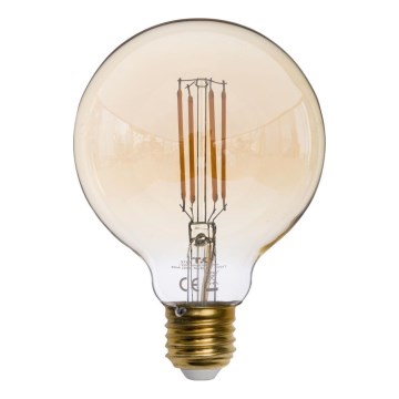 LED-pære AMBER G95 E27/6,5W/230V 3200K