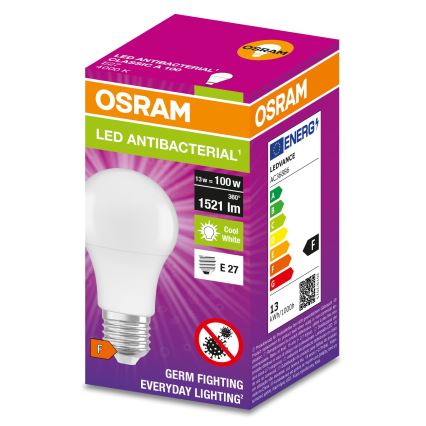 LED-pære antibakteriel A100 E27/13W/230V 4000K - Osram