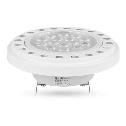 LED-pære AR111 G53/12W/12V 3000K hvid 30°