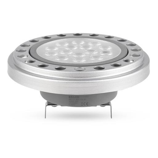 LED-pære AR111 G53/12W/12V 3000K sølvfarvet 30°