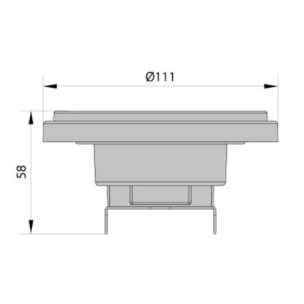 LED-pære AR111 G53/12W/12V 4000K
