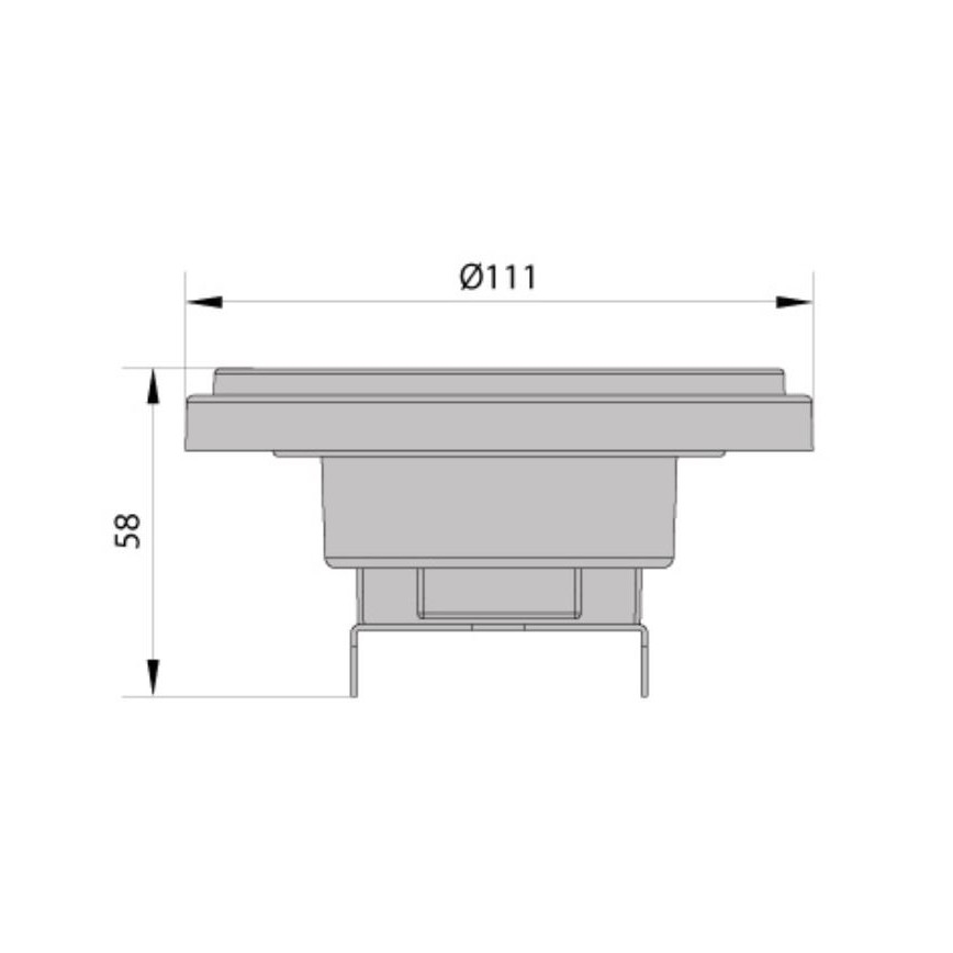 LED-pære AR111 G53/12W/12V 4000K