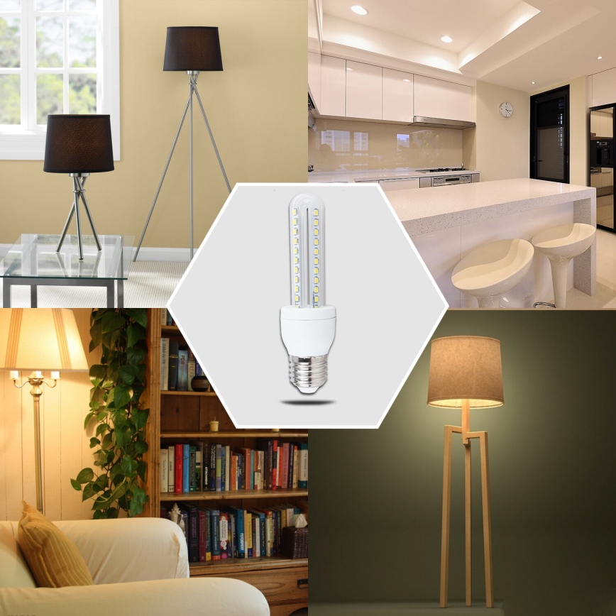 LED-pære B5 E27/8W/230V 3000K - Aigostar