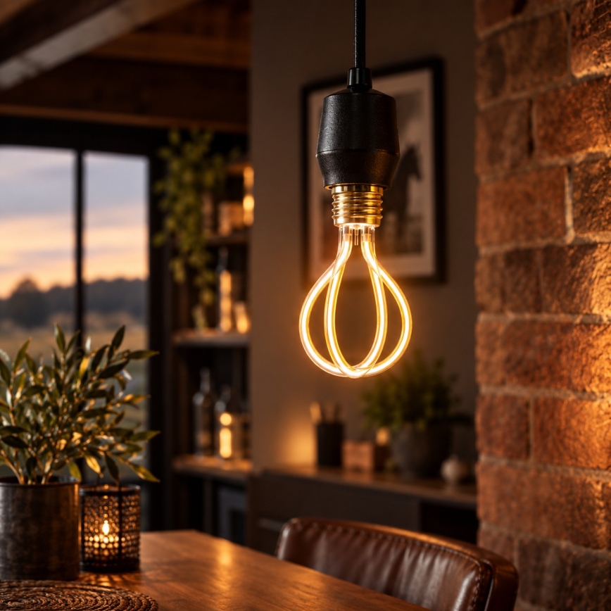 LED-pære BULB E27/8W/230V 2200K