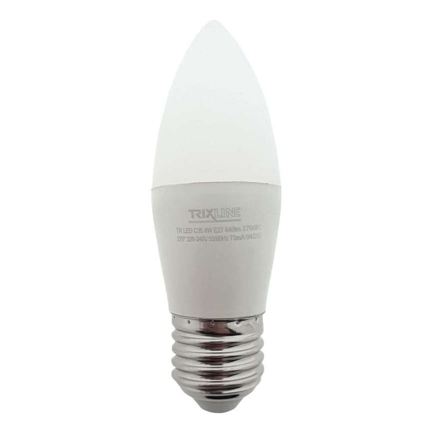 LED-pære C35 E27/8W/230V 2700K