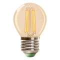 LED-pære CLASIC AMBER G45 E27/4W/230V 2200K -  Brilagi
