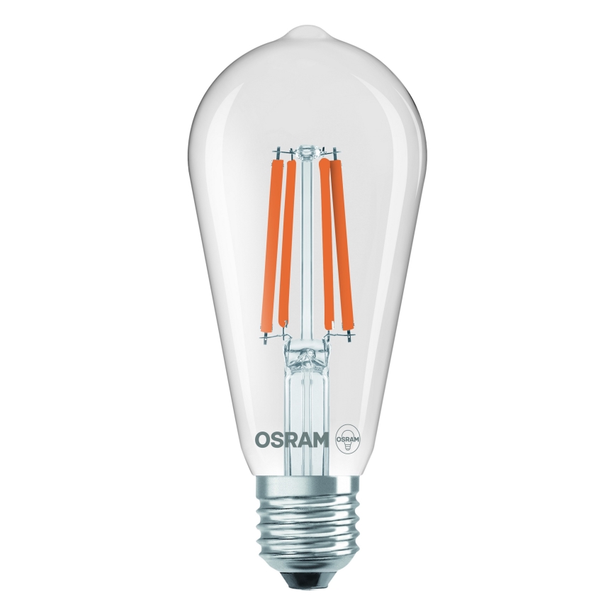 LED-pære CLASSIC FILAMENT E27/6,5W/230V 4000K - Osram