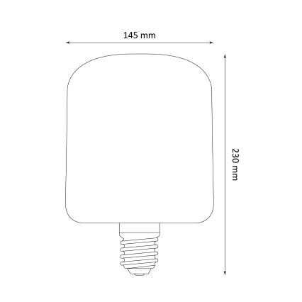 LED-pære DECO VINTAGE E27/4W/230V 1800K