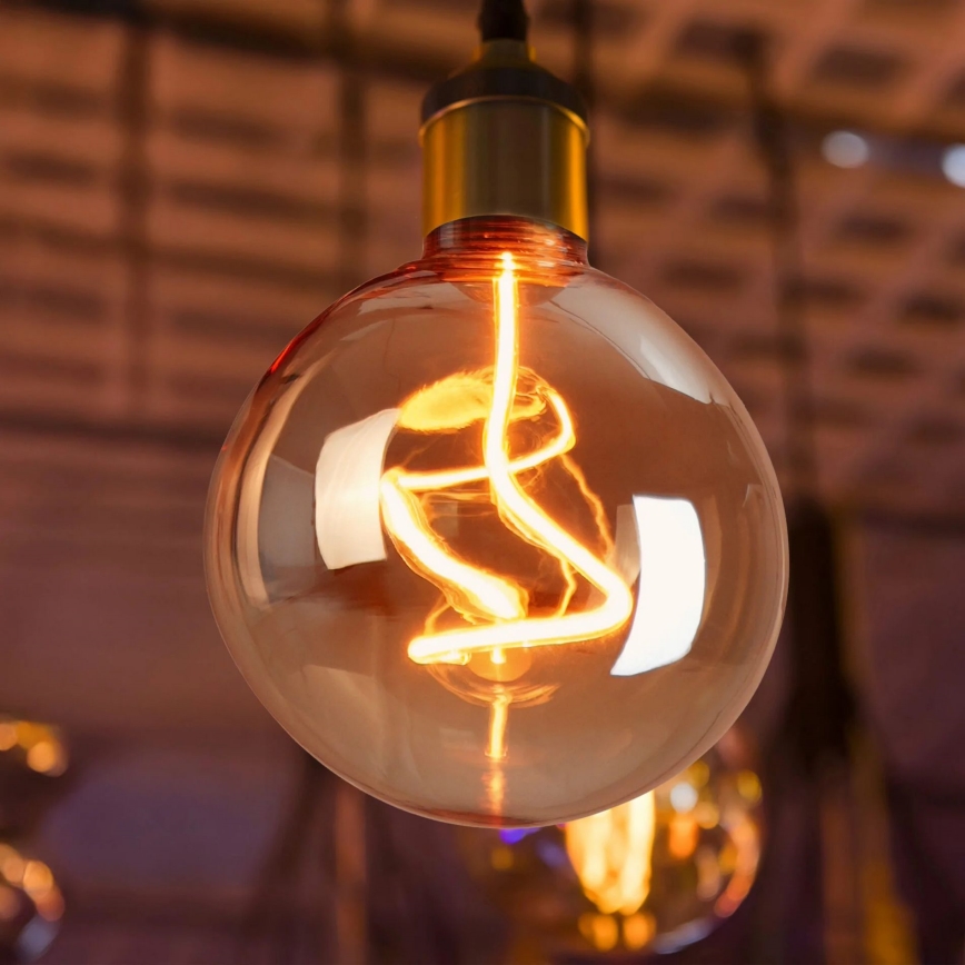 LED-pære DECO VINTAGE FILAMENT G125 E27/4W/230V 1800K