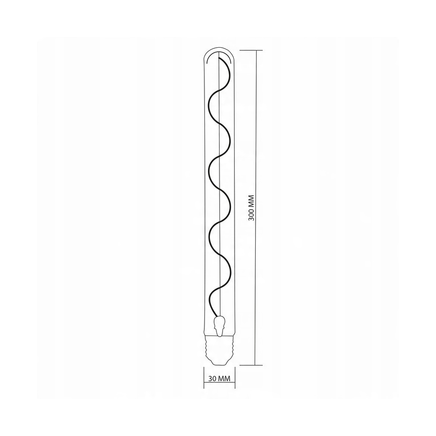 LED-pære DECO VINTAGE FILAMENT T30 E27/4,5W/230V 2200K