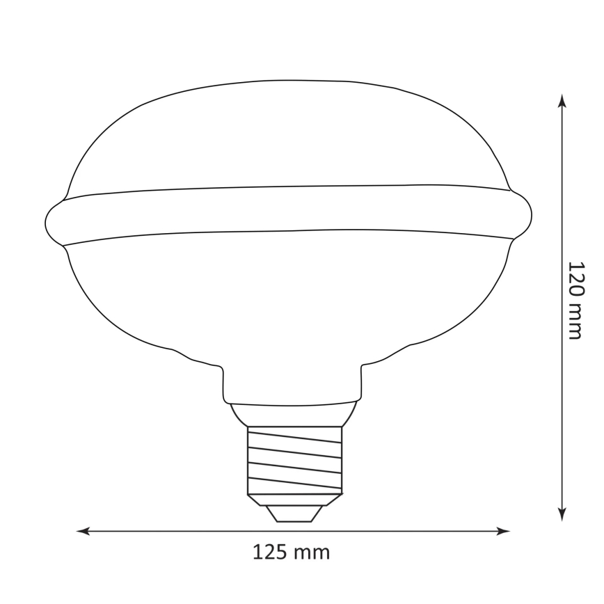 LED-pære DECO VINTAGE FILAMENT UFO130 E27/4W/230V 1800K