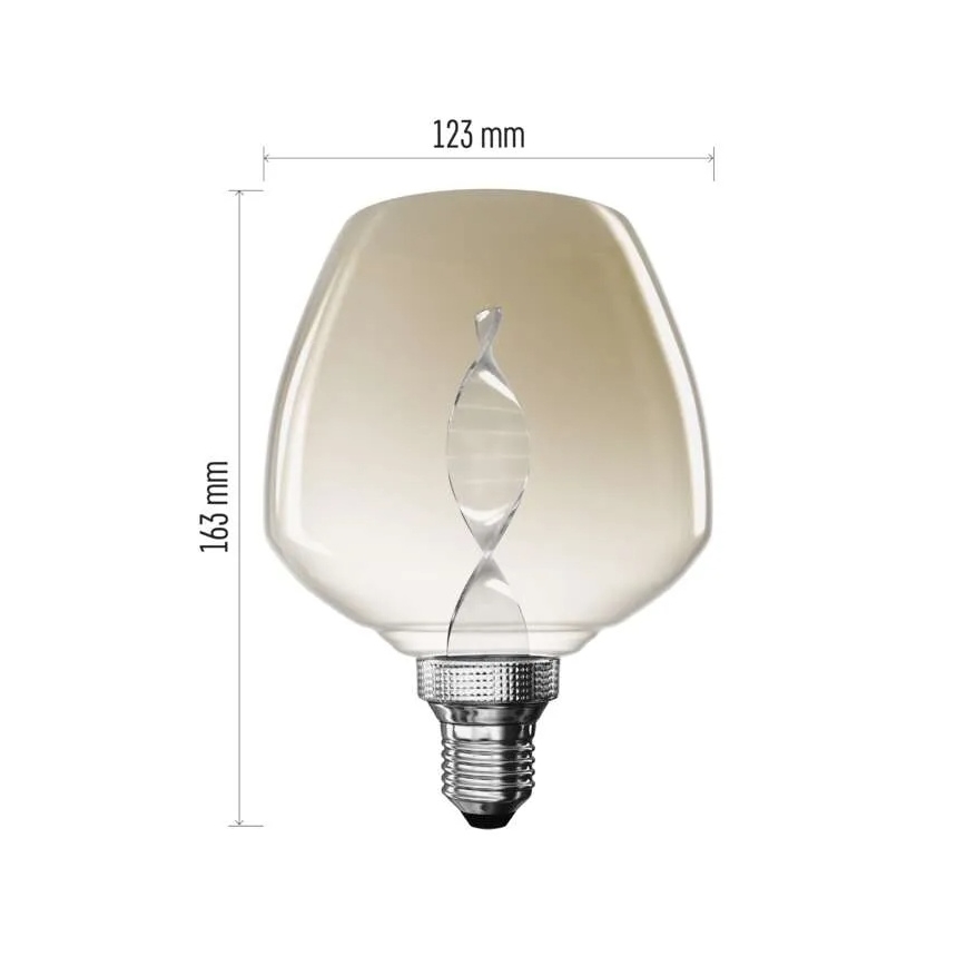 LED-pære DECO VINTAGE S123 E27/3,5W/230V 1800K