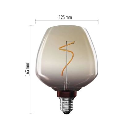 LED-pære DECO VINTAGE S123 E27/4W/230V 1800K