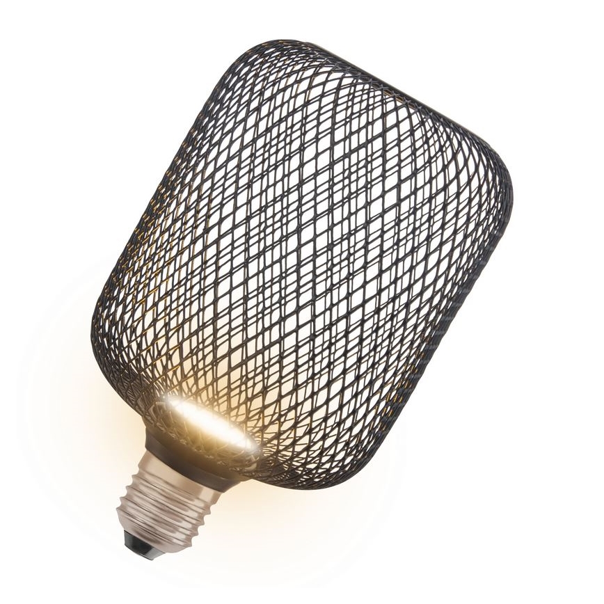 LED-pære DECOR FLAT E27/3,5W/230V 2700K sort - Osram