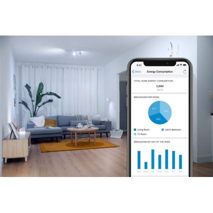 LED-pære dæmpbar FILAMENT A60 E27/6,7W/230V 2700-6500K CRI 90 Wi-Fi - WiZ