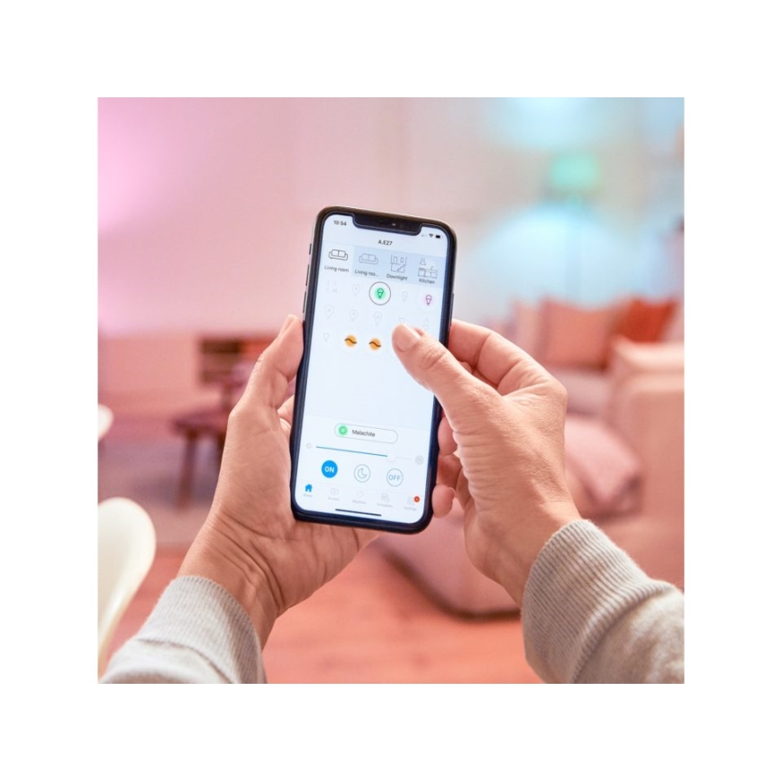 LED-pære dæmpbar A60 E27/8W/230V 2700K CRI 90 Wi-Fi - WiZ