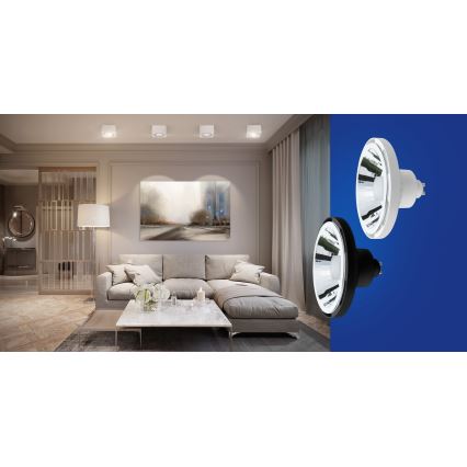 LED-pære dæmpbar AR111 GU10/10W/230V 3000-6500K Wi-Fi Tuya 30° hvid