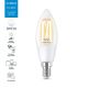LED-pære dæmpbar FILAMENT C35 E14/4,9W/230V 2700-6500K CRI 90 Wi-Fi - WiZ