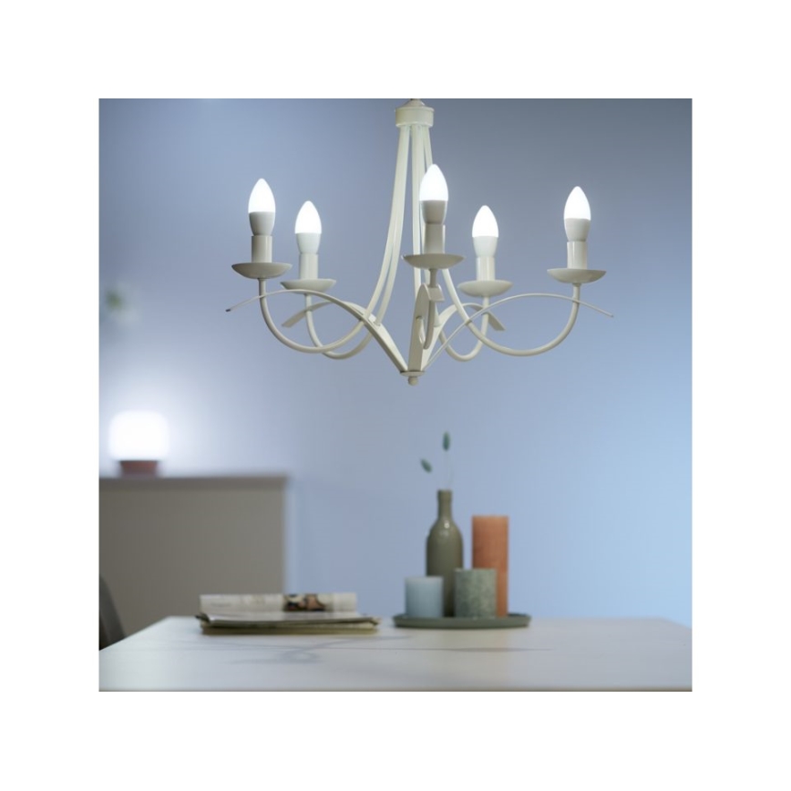 LED-pære dæmpbar C37 E14/4,9W/230V 2700-6500K CRI 90 Wi-Fi - WiZ