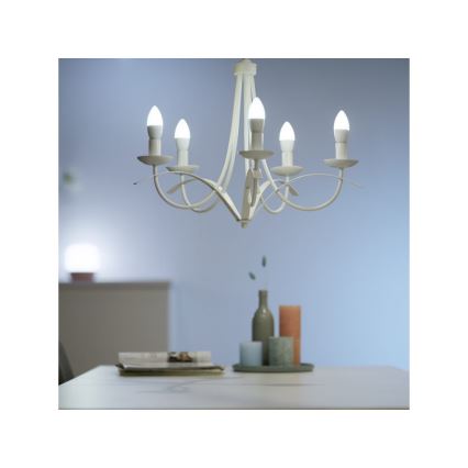 LED-pære dæmpbar C37 E14/4,9W/230V 2700K CRI 90 Wi-Fi - WiZ