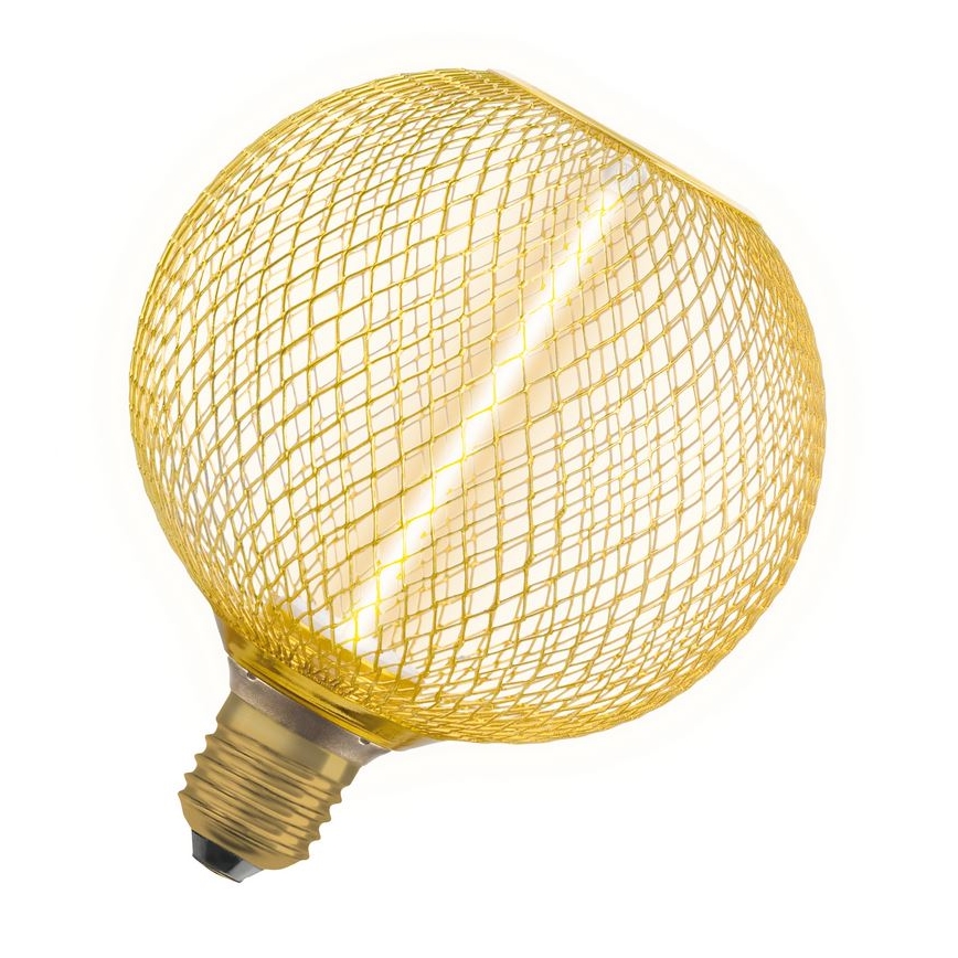 LED-pære dæmpbar DECOR  FILAMENT G125 E27/3,5W/230V 1800K guldfarvet - Osram