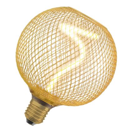 LED-pære dæmpbar DECOR FILAMENT G125 E27/3,5W/230V 1800K guldfarvet - Osram