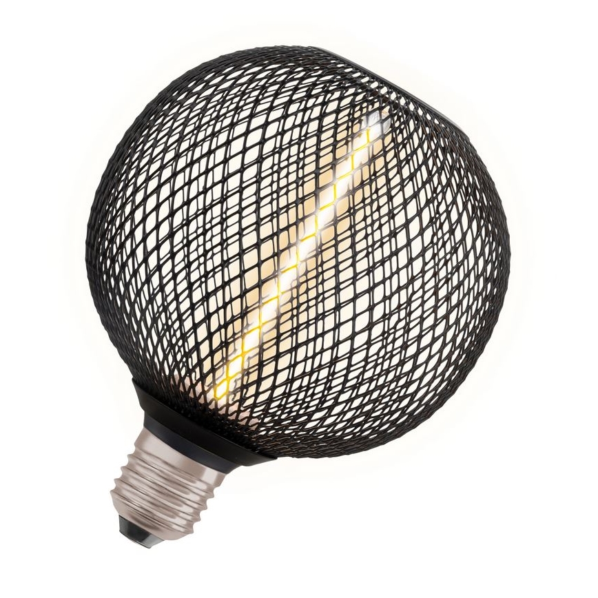 LED-pære dæmpbar DECOR  FILAMENT G125 E27/3,5W/230V 1800K sort - Osram