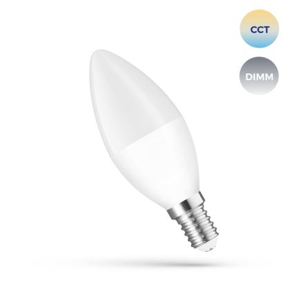 LED-pære dæmpbar E14/5W/230V 2700-6500K Wi-Fi Tuya