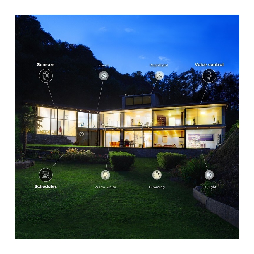 LED-pære dæmpbar E14/6,5W/230V 2700-6500K Wi-Fi - WiZ