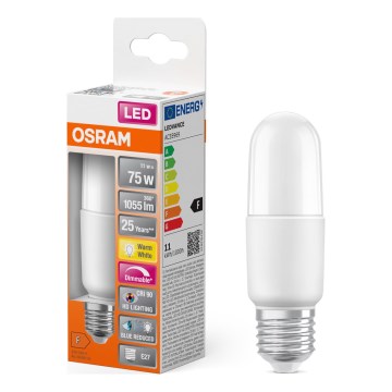 LED-pære dæmpbar E27/11W/230V 2700K CRI 90 - Osram