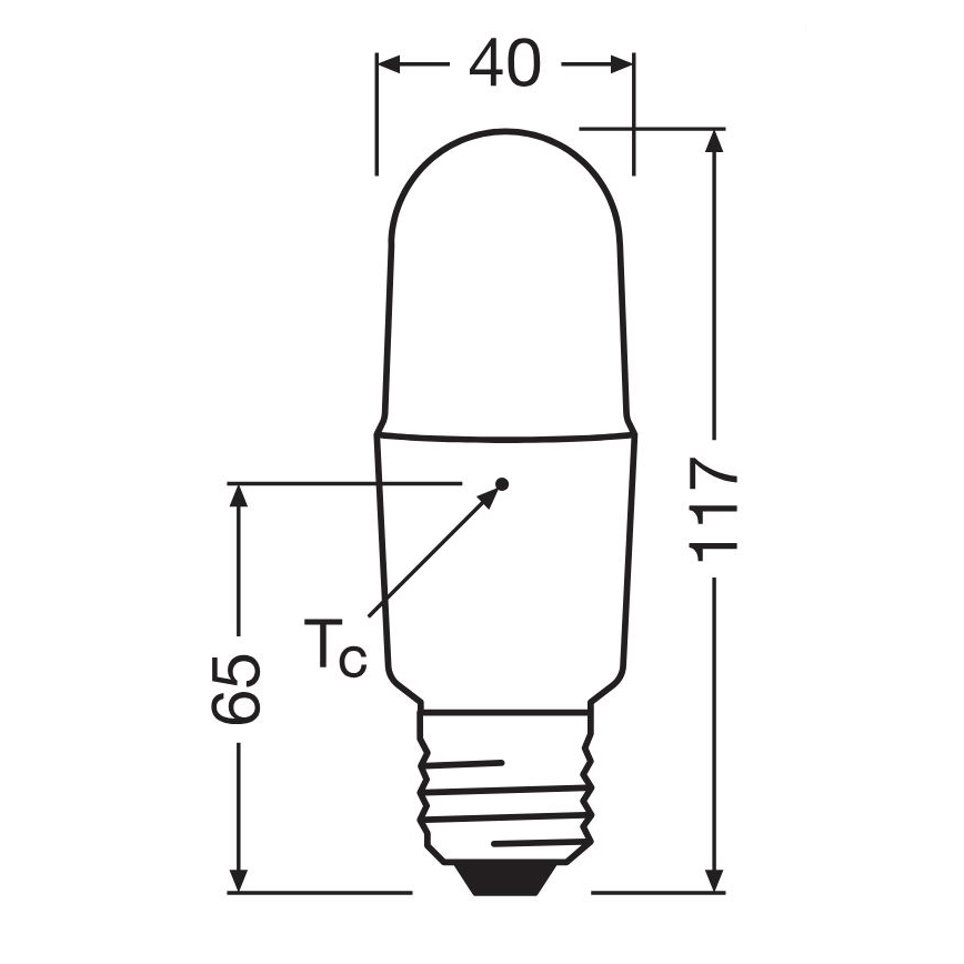 LED-pære dæmpbar E27/11W/230V 6500K CRI 90 - Osram