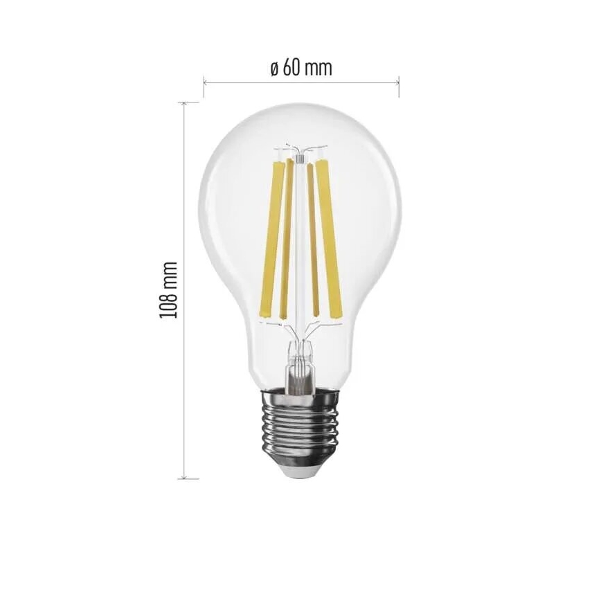 LED-pære dæmpbar FILAMENT A60 E27/11W/230V 4000K