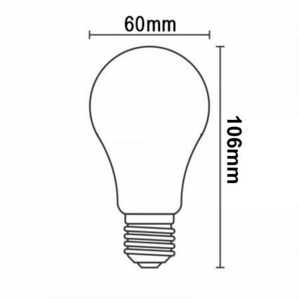 LED-pære dæmpbar FILAMENT A60 E27/11W/230V 4000K