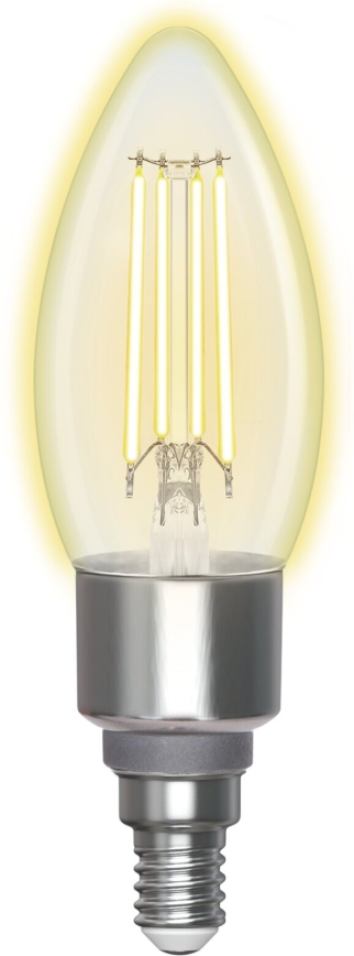 LED-pære dæmpbar FILAMENT C35 E14/4,5W/230V 2700-6500K Wi-Fi - Aigostar