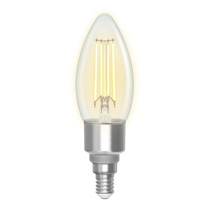LED-pære dæmpbar FILAMENT C35 E14/4,5W/230V 2700-6500K Wi-Fi - Aigostar