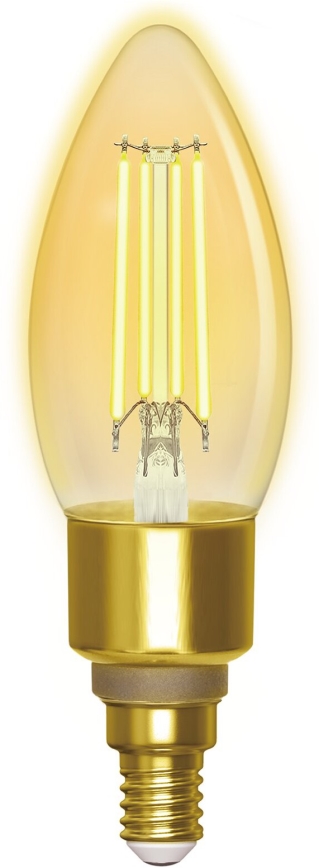 LED-pære dæmpbar FILAMENT C35 E14/4,5W/230V 2700-6500K Wi-Fi - Aigostar