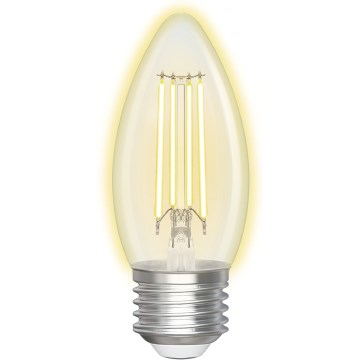 LED-pære dæmpbar FILAMENT C35 E27/4,5W/230V 2700-6500K Wi-Fi - Aigostar
