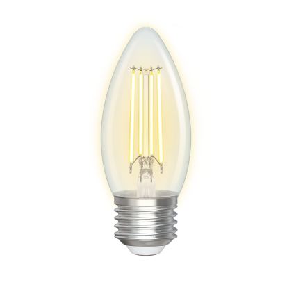 LED-pære dæmpbar FILAMENT C35 E27/4,5W/230V 2700-6500K Wi-Fi - Aigostar