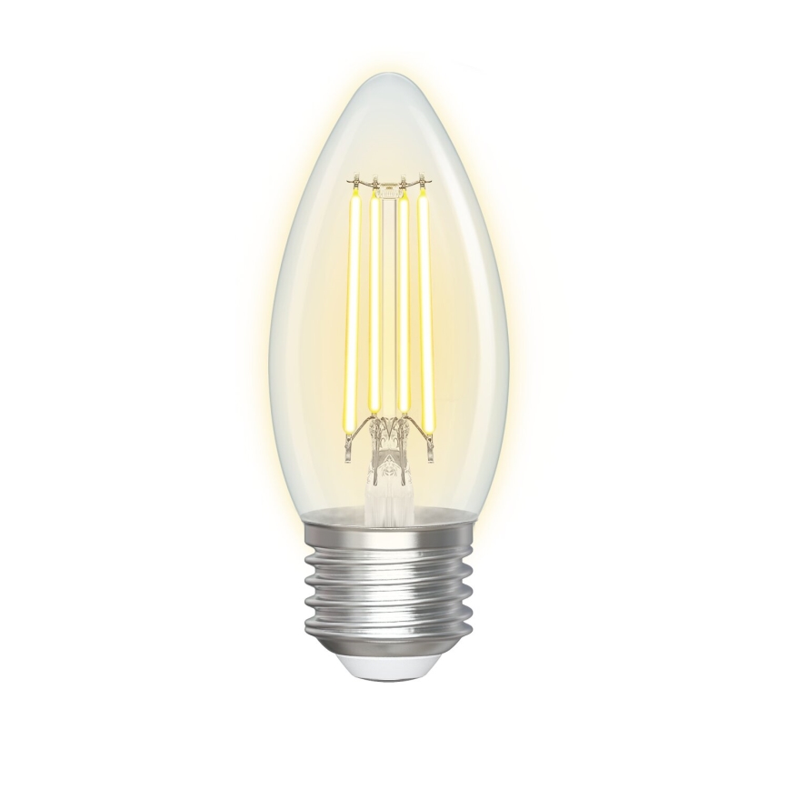 LED-pære dæmpbar FILAMENT C35 E27/4,5W/230V 2700-6500K Wi-Fi - Aigostar