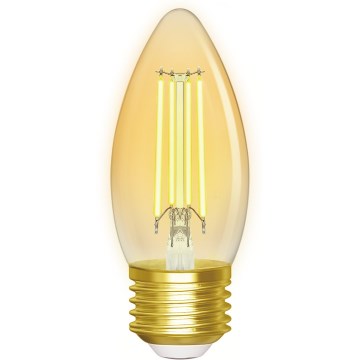 LED-pære dæmpbar FILAMENT C35 E27/4,5W/230V 2700-6500K Wi-Fi - Aigostar