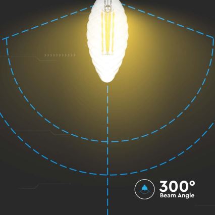 LED-pære dæmpbar FILAMENT E14/4W/230V 3000K