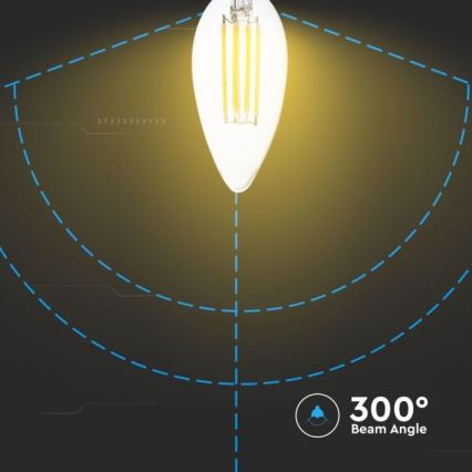 LED-pære dæmpbar FILAMENT E14/4W/230V 3000K