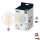 LED-pære dæmpbar FILAMENT G125 E27/7W/230V 2700-6500K CRI 90 Wi-Fi - WiZ